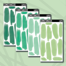 Load image into Gallery viewer, Large Green Plantchette Swatch Sticker Sheet