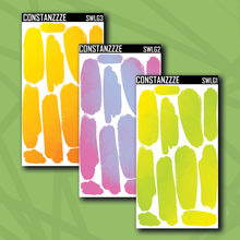 Load image into Gallery viewer, Large Summer Waves Swatch Sticker Sheet