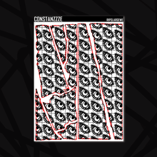 Load image into Gallery viewer, Jumbo Skull Witch Eye Rippies Sticker Sheet