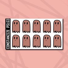 Load image into Gallery viewer, PSL Ghostie Notes Sticker Sheet