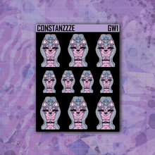 Load image into Gallery viewer, Light Pink Go Wild Llama Sticker Sheet