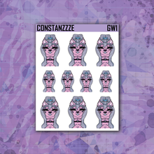 Load image into Gallery viewer, Light Pink Go Wild Llama Sticker Sheet