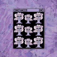 Load image into Gallery viewer, Light Purple Go Wild Llama Sticker Sheet