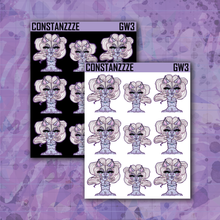 Load image into Gallery viewer, Light Purple Go Wild Llama Sticker Sheet