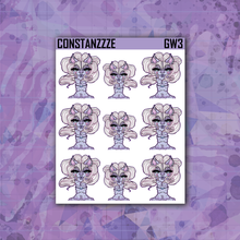 Load image into Gallery viewer, Light Purple Go Wild Llama Sticker Sheet