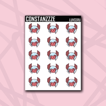 Load image into Gallery viewer, Ceru Chibi Mood Sticker Sheet