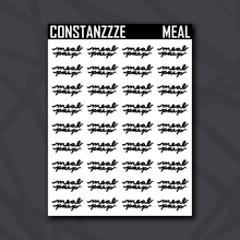 Load image into Gallery viewer, Meal Prep Sticker Sheets (print/block/script)