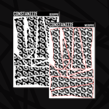 Load image into Gallery viewer, Skull Witch Eye Rippies Sticker Sheet