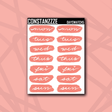 Load image into Gallery viewer, Fall Day Swatch Sticker Sheet