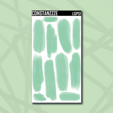 Load image into Gallery viewer, Large Green Plantchette Swatch Sticker Sheet