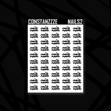 Load image into Gallery viewer, Nail Appointment Sticker Sheet