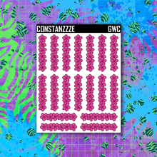 Load image into Gallery viewer, Neon Sakura Checklist Sticker Sheet