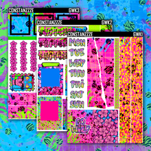 Load image into Gallery viewer, Neon Go Wild Journaling Kit