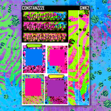 Load image into Gallery viewer, Neon Go Wild Blackout Journaling Kit