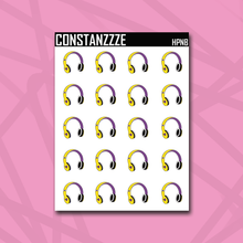 Load image into Gallery viewer, Pride Headphone Sticker Sheet