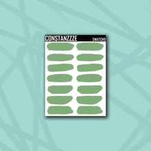 Load image into Gallery viewer, Traditional Holiday Swatch Sticker Sheet