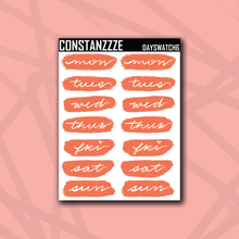 Load image into Gallery viewer, Fall Day Swatch Sticker Sheet