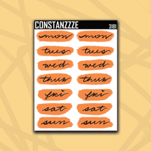 Load image into Gallery viewer, 318 Day Swatch Sticker Sheet