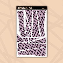 Load image into Gallery viewer, Pastel Crisscross Rippies Sticker Sheet