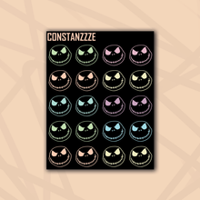 Load image into Gallery viewer, Pastel Jack Head Sticker Sheet