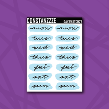 Load image into Gallery viewer, Pastel Day Swatch Sticker Sheet