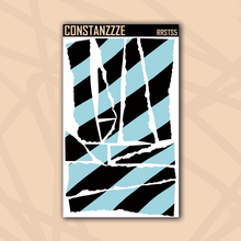 Load image into Gallery viewer, Pastel Thick Stripe Rippies Sticker Sheet