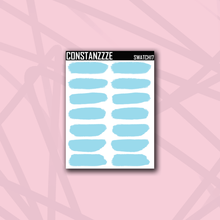 Load image into Gallery viewer, Kawaii Winter Swatch Sticker Sheet