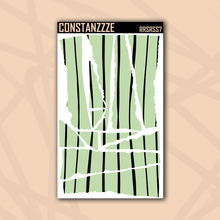 Load image into Gallery viewer, Pastel Stripes Rippies Sticker Sheet