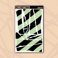 Load image into Gallery viewer, Pastel Thick Stripe Rippies Sticker Sheet