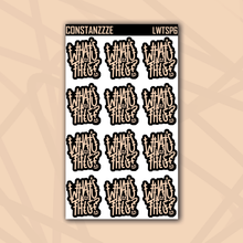 Load image into Gallery viewer, Stitched Pastel What's This Sticker Sheet