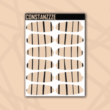 Load image into Gallery viewer, Pastel Stripes Medium Swatch Sticker Sheet