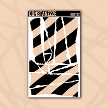 Load image into Gallery viewer, Pastel Thick Stripe Rippies Sticker Sheet