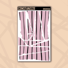 Load image into Gallery viewer, Pastel Stripes Rippies Sticker Sheet