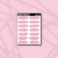 Load image into Gallery viewer, Kawaii Winter Swatch Sticker Sheet