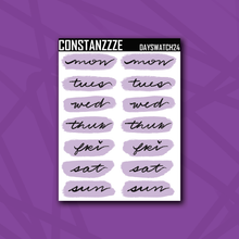 Load image into Gallery viewer, Pastel Day Swatch Sticker Sheet