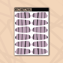 Load image into Gallery viewer, Pastel Stripes Medium Swatch Sticker Sheet