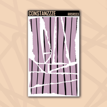 Load image into Gallery viewer, Pastel Stripes Rippies Sticker Sheet