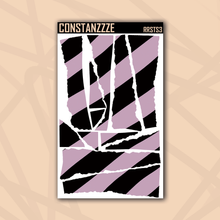 Load image into Gallery viewer, Pastel Thick Stripe Rippies Sticker Sheet