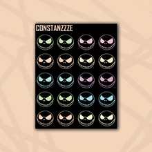 Load image into Gallery viewer, Pastel Jack Head Sticker Sheet