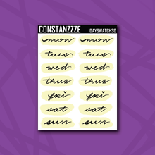 Load image into Gallery viewer, Pastel Day Swatch Sticker Sheet