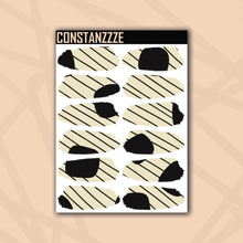 Load image into Gallery viewer, Pastel Dot With Stripe Medium Swatch Sticker Sheet