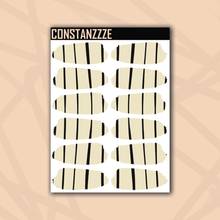 Load image into Gallery viewer, Pastel Stripes Medium Swatch Sticker Sheet