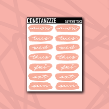 Load image into Gallery viewer, Fall Day Swatch Sticker Sheet