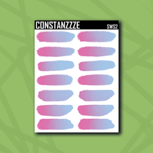 Load image into Gallery viewer, Summer Waves Swatch Sticker Sheet