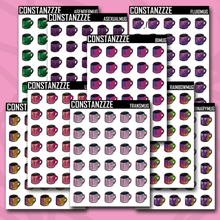 Load image into Gallery viewer, Pride Watercolor Coffee Mug Sticker Sheet