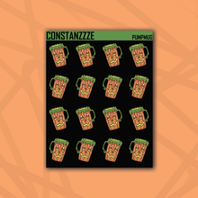 Load image into Gallery viewer, Pumpkin Mug Sticker Sheet