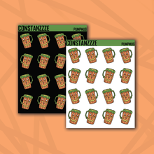 Load image into Gallery viewer, Pumpkin Mug Sticker Sheet