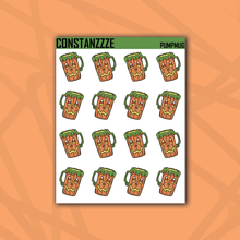 Load image into Gallery viewer, Pumpkin Mug Sticker Sheet