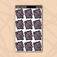 Load image into Gallery viewer, Stitched Pastel What's This Sticker Sheet