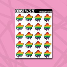 Load image into Gallery viewer, Pride Cloud Sticker Sheet